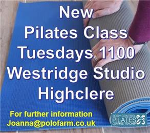 New Tuesday Pilates Class at Westridge Studio