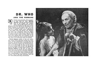 DR in Dr. Who - Then and Now